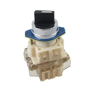 On/Off/On Three Position Rotary Select Selector Switch 10A 660V AC LAY3-1131