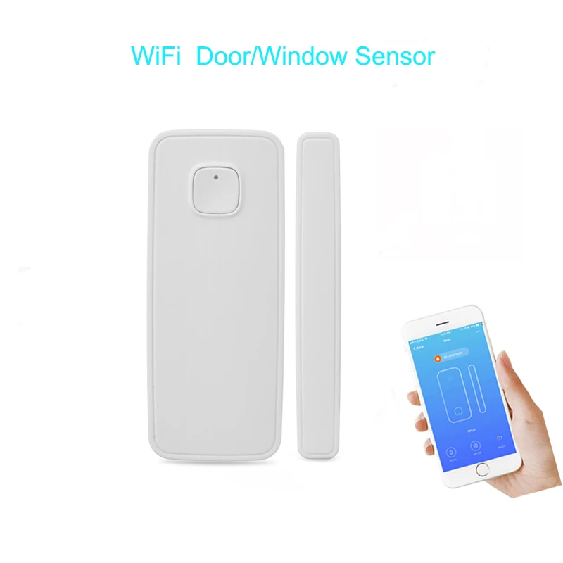 Smart WiFi Door Window Sensor Detector Security Wireless Window Opening Sensor Compatible with Alexa
Smart WiFi Door Window Sensor Detector Security Wireless Window Opening Sensor Compatible with Alexa
