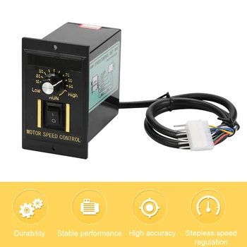 New 400W AC220V 50/60Hz Digital Motor Speed Controller Motor Speed Regulator Forward Backward Speed Control
New 400W AC220V 50/60Hz Digital Motor Speed Controller Motor Speed Regulator Forward Backward Speed Control
