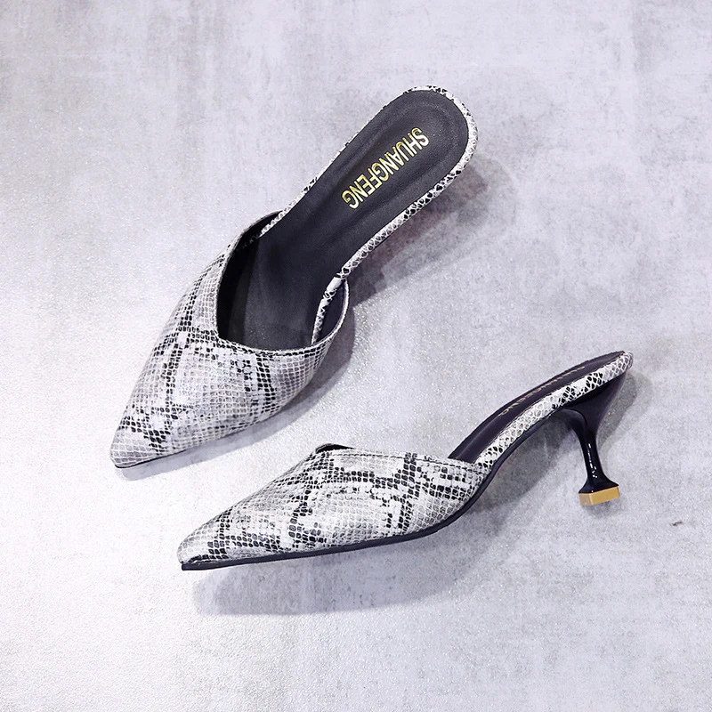 Women Sexy High Heels Snakeskin Pattern Pointed Toe European Style Gift Wear-resistant Elegant Sandals Office Lady Summer Shoes
Women Sexy High Heels Snakeskin Pattern Pointed Toe European Style Gift Wear-resistant Elegant Sandals Office Lady Summer Shoes