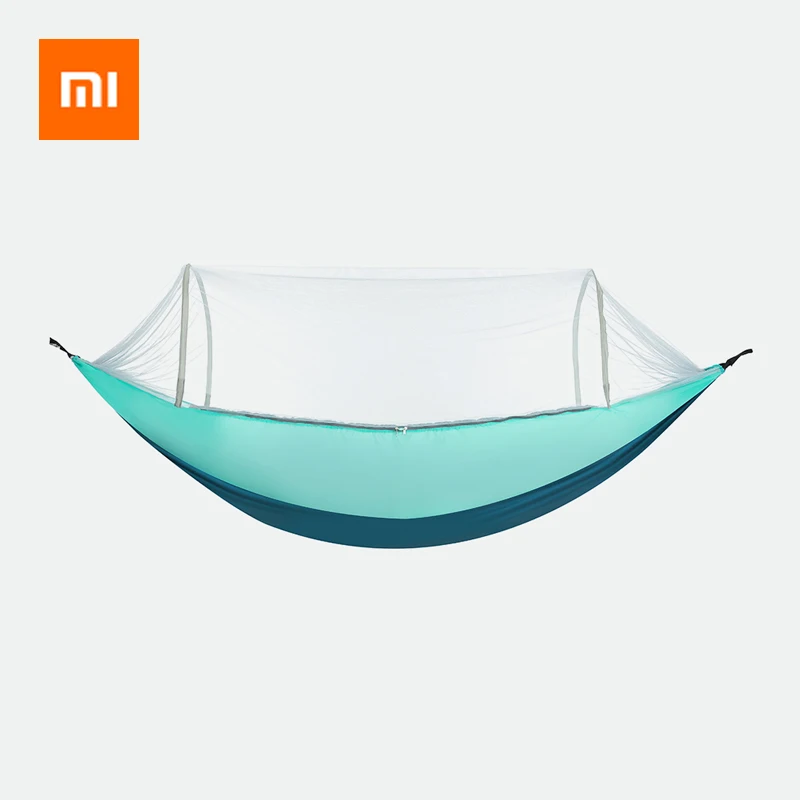 Xiaomi Portable Outdoor Camping Hammock With Mosquito Net High Strength Parachute Fabric Hanging Bed Hunting Sleeping Swing
Xiaomi Portable Outdoor Camping Hammock With Mosquito Net High Strength Parachute Fabric Hanging Bed Hunting Sleeping Swing