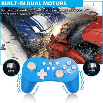5 In 1 Wireless Bluetooth Controller Gamepad Dual Motor Vibration Built-in 400mA Battery For Switch Pro PS3 PC PC360
5 In 1 Wireless Bluetooth Controller Gamepad Dual Motor Vibration Built-in 400mA Battery For Switch Pro PS3 PC PC360