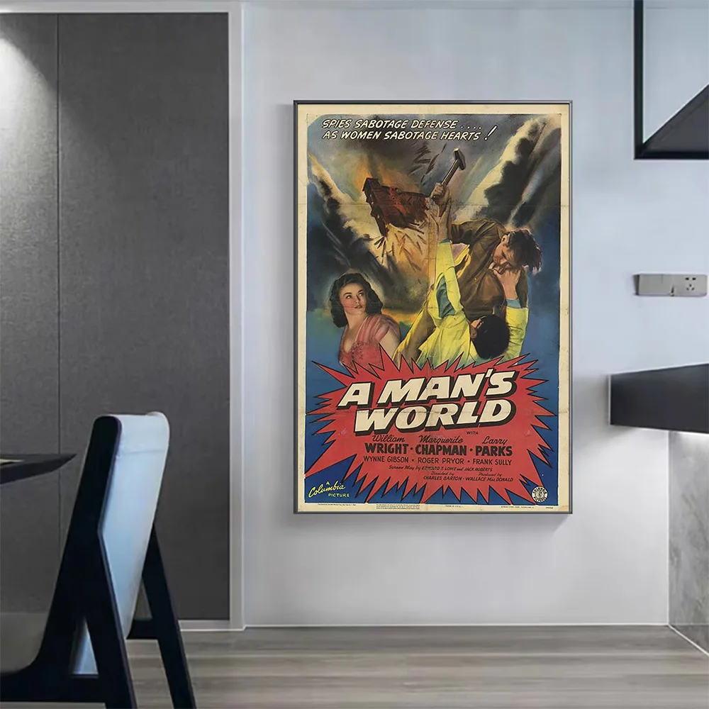 V0351 A Man's World Vintage Classic Movie Wall Silk Cloth HD Poster Art Home Decoration Gift
V0351 A Man's World Vintage Classic Movie Wall Silk Cloth HD Poster Art Home Decoration Gift