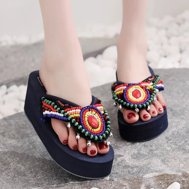 Kou Em Ti Sandals Women's 2019 New Style Outer Wear Flip-flops Ultra-High-Heel Slipper Women's Summer Online Celebrity Fashion S 
Kou Em Ti Sandals Women's 2019 New Style Outer Wear Flip-flops Ultra-High-Heel Slipper Women's Summer Online Celebrity Fashion S