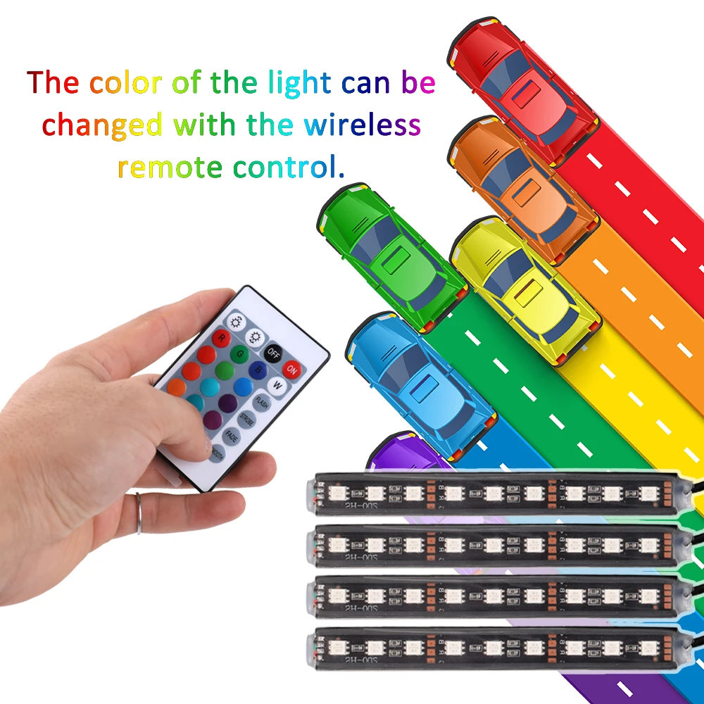 2019 Colorful LED Lighting Kit Car Styling Interior Decoration Atmosphere Light and Wireless Remote Control RGB Voice Control
2019 Colorful LED Lighting Kit Car Styling Interior Decoration Atmosphere Light and Wireless Remote Control RGB Voice Control