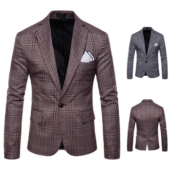 NEW Fashion Formal Suit Plus Size 4XL Men Casual Plaid Business Wedding Suit Lapel Slim Fit Outwear Blazer Coat Freeship блейзер
NEW Fashion Formal Suit Plus Size 4XL Men Casual Plaid Business Wedding Suit Lapel Slim Fit Outwear Blazer Coat Freeship блейзер