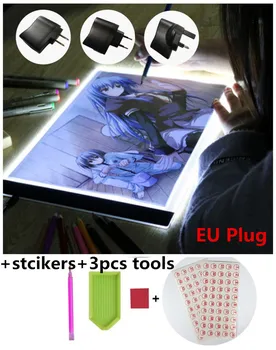 YIKEXIN Ultrathin 3.5mm A4 LED Light Tablet Pad Apply to EU/UK/AU/US/USB Plug Diamond Embroidery Diamond Painting Cross Stitch
YIKEXIN Ultrathin 3.5mm A4 LED Light Tablet Pad Apply to EU/UK/AU/US/USB Plug Diamond Embroidery Diamond Painting Cross Stitch