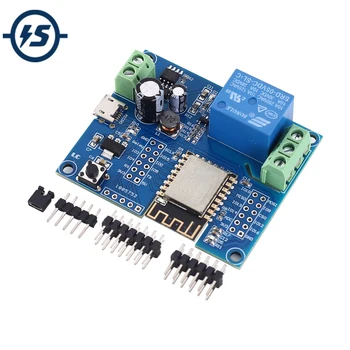 ESP8266 Wireless WIFI Relay Controller Module ESP-12F for IOT Smart Home APP DC 5V-80V
ESP8266 Wireless WIFI Relay Controller Module ESP-12F for IOT Smart Home APP DC 5V-80V