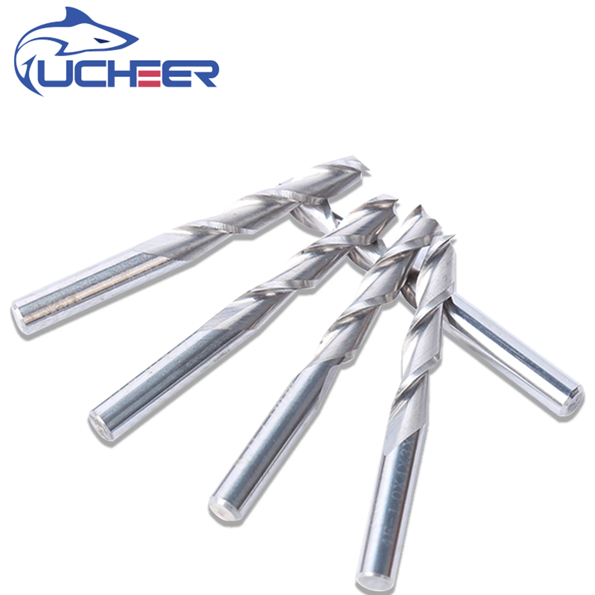 UCHEER 1/5pcs 6mm 2 Flutes Spiral Milling Cutter CNC End Mill router bit for MDF wood tungsten tool carbide cricut machine
UCHEER 1/5pcs 6mm 2 Flutes Spiral Milling Cutter CNC End Mill router bit for MDF wood tungsten tool carbide cricut machine