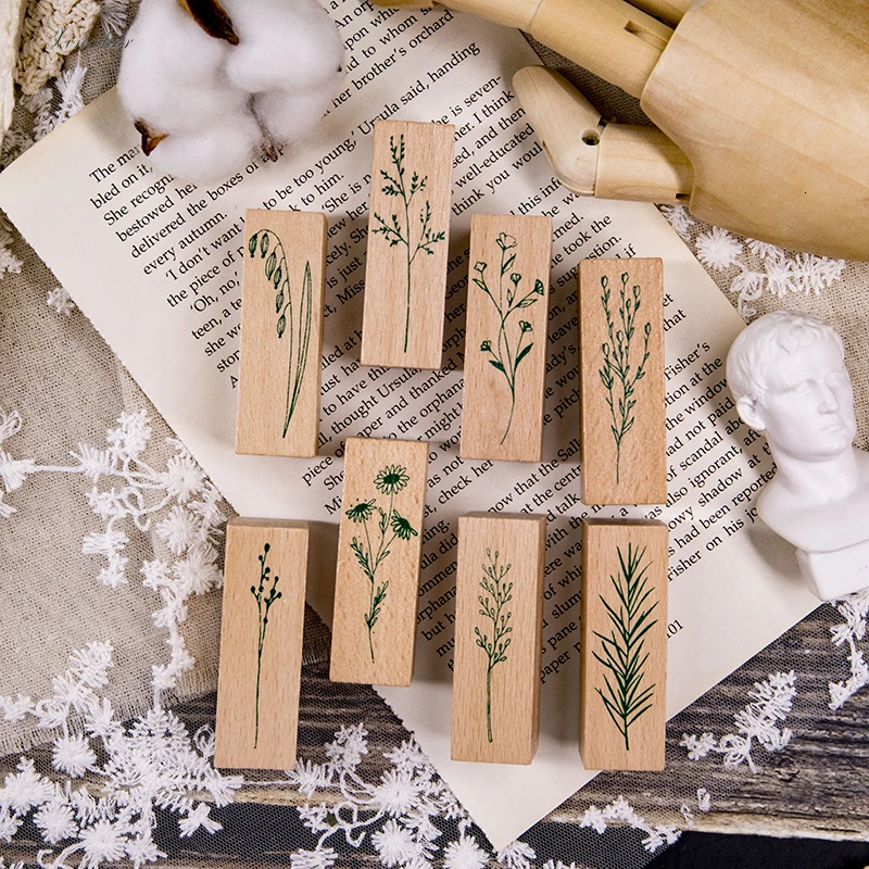 Vintage Green Grass Flower Wood Stamp Scrapbooking Hobby DIY Planner Notebook Decoration Cute Wooden Stamps Set
Vintage Green Grass Flower Wood Stamp Scrapbooking Hobby DIY Planner Notebook Decoration Cute Wooden Stamps Set
