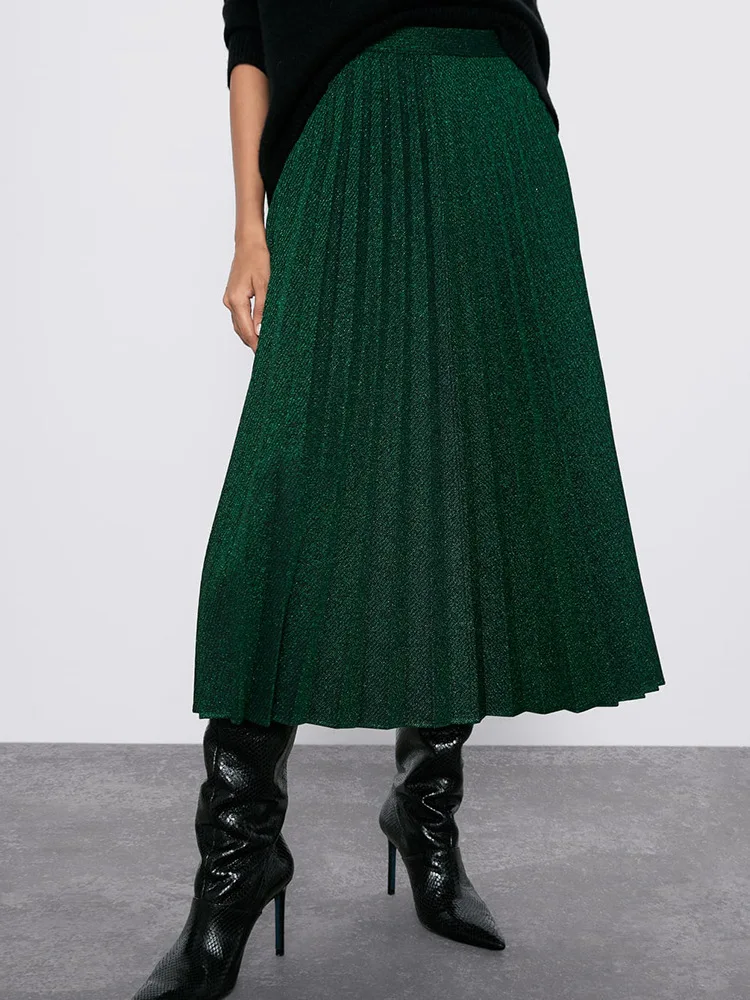 Overplus of Goods Exported to Europe And US Women's 2019 Autumn And Winter New Style High-waisted Pleated Skirt Mid-length A- li
Overplus of Goods Exported to Europe And US Women's 2019 Autumn And Winter New Style High-waisted Pleated Skirt Mid-length A- li