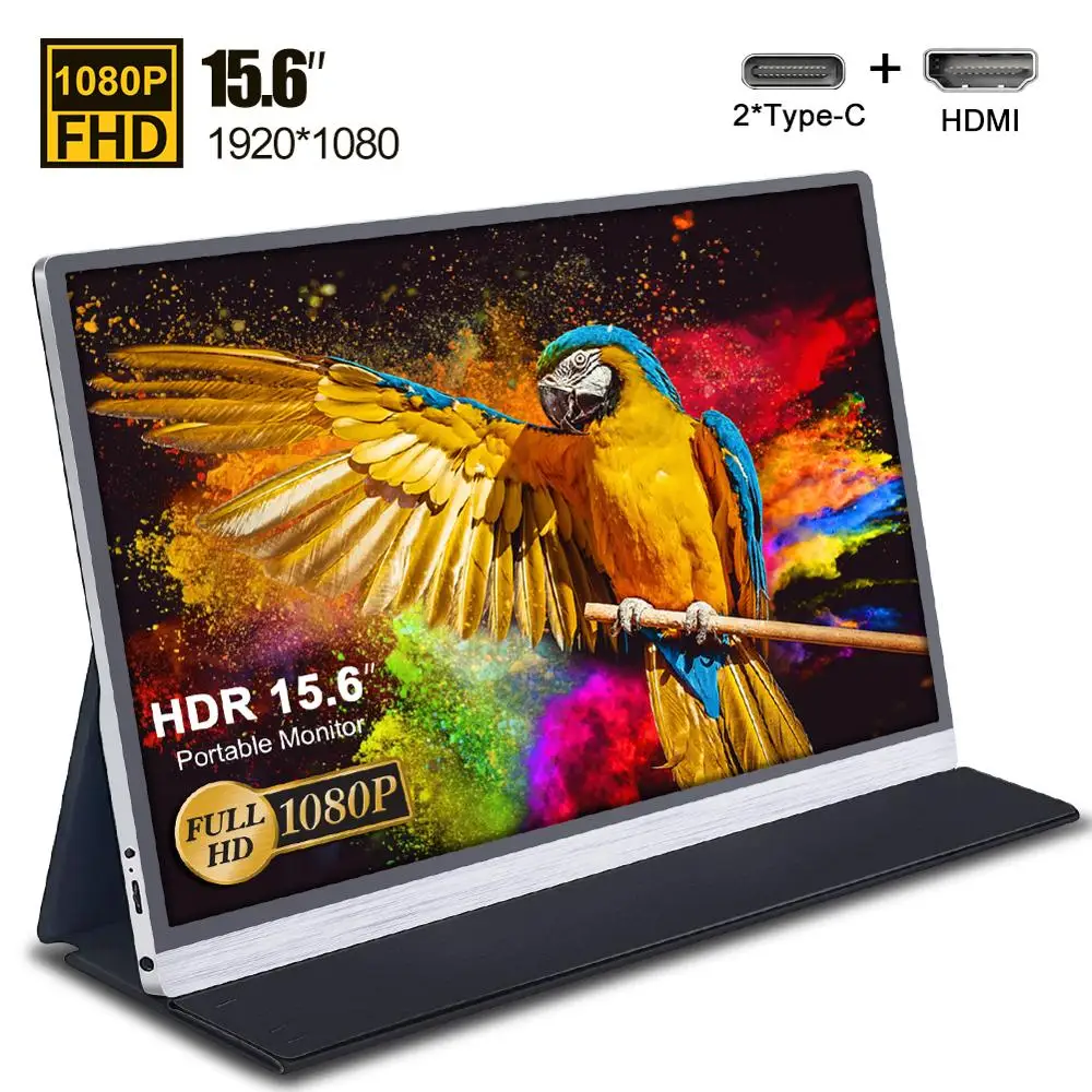 High quality thin 15.6 portable monitor 1080 IPS screen USB Type C HDMI display for PC laptop Ps4 Switch Xbox gaming monitor 4k
High quality thin 15.6 portable monitor 1080 IPS screen USB Type C HDMI display for PC laptop Ps4 Switch Xbox gaming monitor 4k