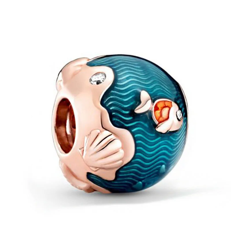 Cartoon Fish Summer 925 Sterling Silver Shimmering Ocean Waves Fish Charms fit Original Pandora Bracelets DIY Jewelry Beads
Cartoon Fish Summer 925 Sterling Silver Shimmering Ocean Waves Fish Charms fit Original Pandora Bracelets DIY Jewelry Beads