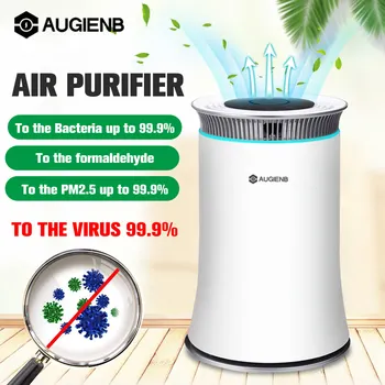 AUGIENB Air Purifier HEPA Filter Negative Ion Fresh Air Smart 8H Timer Touch Button Control For Home Office LED Night Light
AUGIENB Air Purifier HEPA Filter Negative Ion Fresh Air Smart 8H Timer Touch Button Control For Home Office LED Night Light
