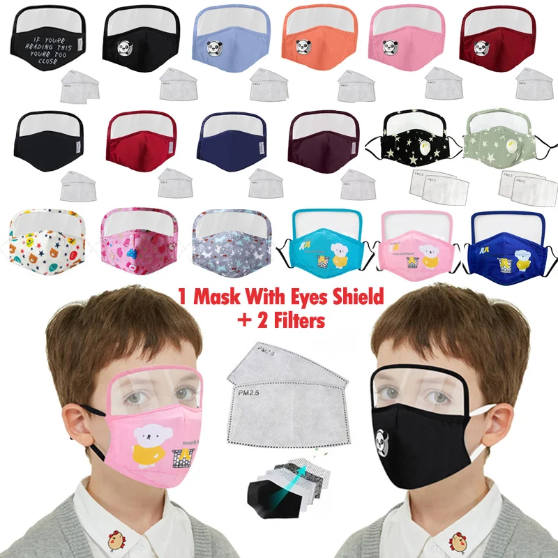 Child Dustproof Outdoor Face Protective Face Mask with Eyes Shield + 2 Filters Scarf Face Mascarillas Máscara facial 9
Child Dustproof Outdoor Face Protective Face Mask with Eyes Shield + 2 Filters Scarf Face Mascarillas Máscara facial 9