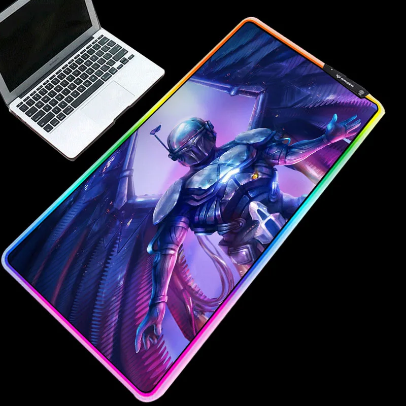 Mairuige Cool mouse pad RGB warrior wings pattern multi-size selection desk pad LED lighting high quality keyboard pad
Mairuige Cool mouse pad RGB warrior wings pattern multi-size selection desk pad LED lighting high quality keyboard pad