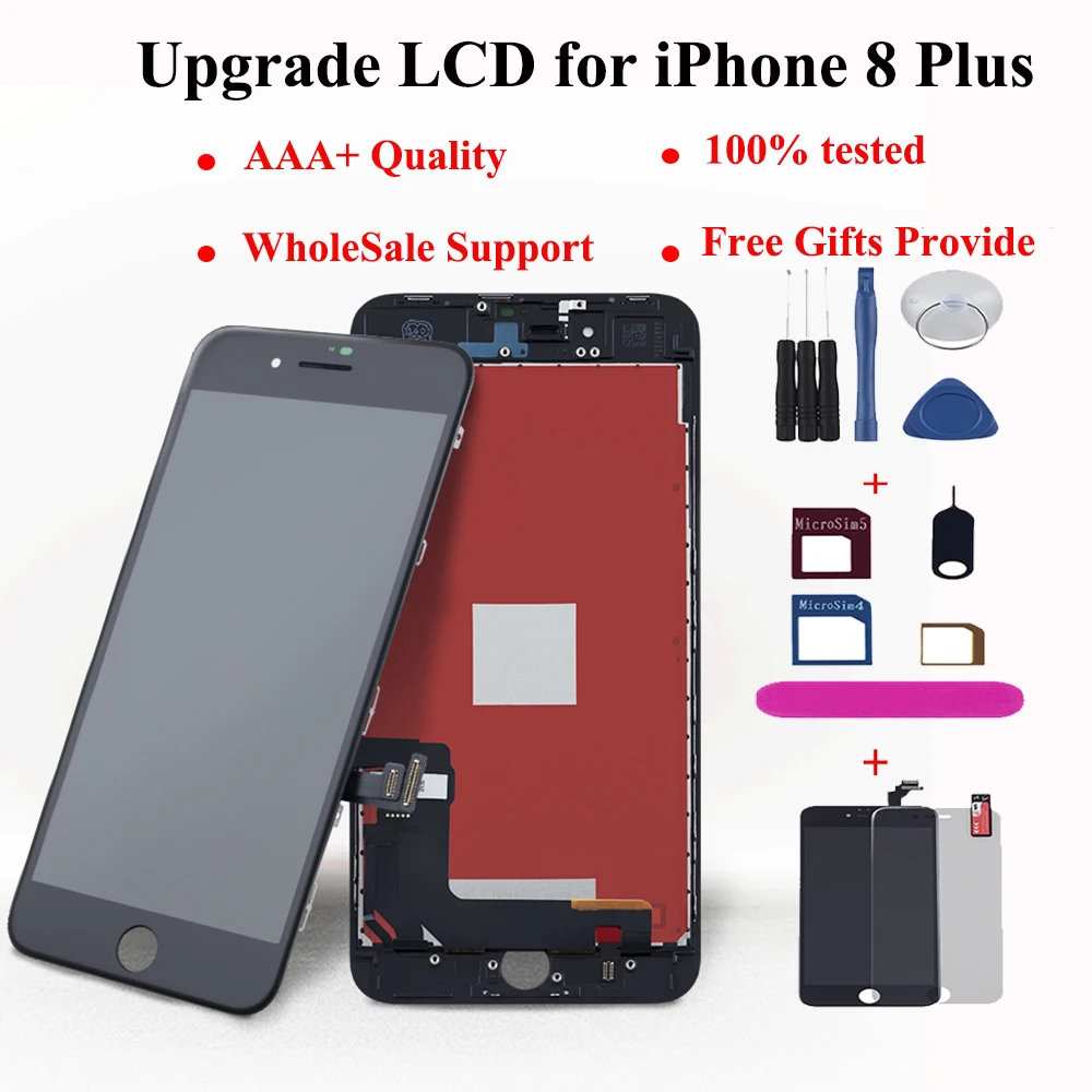 New Lcd For iPhone 8 plus display touch screen digitizer replacement pantalla For iPhone 8P lcd smartphone module no dead pixel
New Lcd For iPhone 8 plus display touch screen digitizer replacement pantalla For iPhone 8P lcd smartphone module no dead pixel