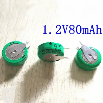 10PCS-20PCS new NI-MH button NiMH rechargeable battery / button 80mAh 1.2V with welding feet timer 40mAh
10PCS-20PCS new NI-MH button NiMH rechargeable battery / button 80mAh 1.2V with welding feet timer 40mAh