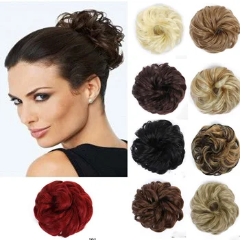 AOOSOO Curly Scrunchie Chignon With Rubber Band Brown Blonde Synthetic Hair Ring Wrap For Hair Bun Ponytails
AOOSOO Curly Scrunchie Chignon With Rubber Band Brown Blonde Synthetic Hair Ring Wrap For Hair Bun Ponytails