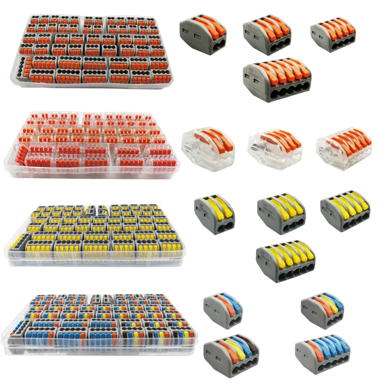 wire connector set box universal compact terminal block lighting wire connector for 3 room hybrid quick connector
wire connector set box universal compact terminal block lighting wire connector for 3 room hybrid quick connector