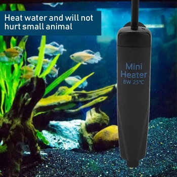 Mini Heater Aquarium Heating Rods Fish Tank Shatterproof Constant Temperature Warmer Tools Submersible Turtle Heating Device
Mini Heater Aquarium Heating Rods Fish Tank Shatterproof Constant Temperature Warmer Tools Submersible Turtle Heating Device