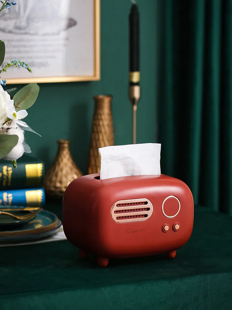 Radio Tissue Box Paper Dispenser Desktop Handkerchief Holder Vintage Storage Napkin Case Organizer Drawer Toliet Ornament Crafts
Radio Tissue Box Paper Dispenser Desktop Handkerchief Holder Vintage Storage Napkin Case Organizer Drawer Toliet Ornament Crafts