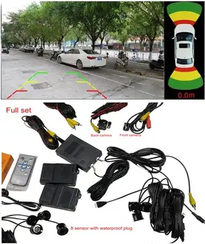 Original car front and back view DIY Electromagnetic Parktronic camera Parking sensors 8 Waterproof Radars Alarm Detector Video
Original car front and back view DIY Electromagnetic Parktronic camera Parking sensors 8 Waterproof Radars Alarm Detector Video
