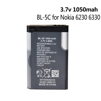 1020mah BL-5C BL5C BL 5C Replacement Li-ion Battery For Nokia 6230 6330 6263 6267 6270 6555 6300 C2-01 Mobile Phone Batteries
1020mah BL-5C BL5C BL 5C Replacement Li-ion Battery For Nokia 6230 6330 6263 6267 6270 6555 6300 C2-01 Mobile Phone Batteries
