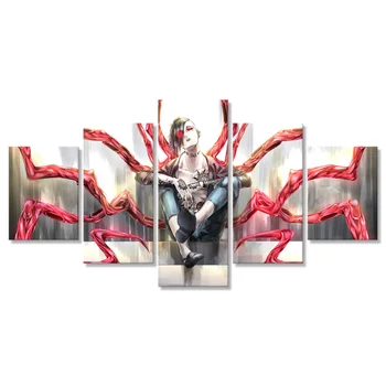 Uta Tokyo Ghoul Canvas Pictures Home Decor 5 Pieces Paintings Wall Artwork Prints Poster Livingroom Modular Living Room
Uta Tokyo Ghoul Canvas Pictures Home Decor 5 Pieces Paintings Wall Artwork Prints Poster Livingroom Modular Living Room