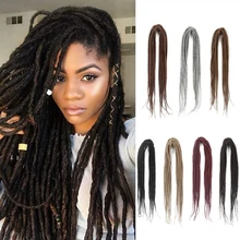Dansama Double Ended Dreadlocks Extensions Handmade Synthetic Dreads 20 Inch 10 Strands/Pack Crochet Braiding Hair Extensions
Dansama Double Ended Dreadlocks Extensions Handmade Synthetic Dreads 20 Inch 10 Strands/Pack Crochet Braiding Hair Extensions