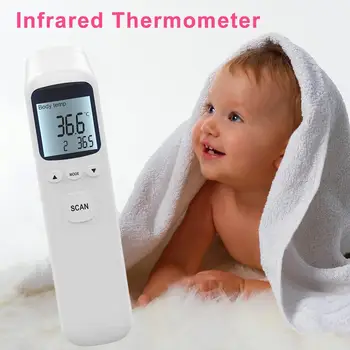 Infrared Forehead Ear Thermometer Gun Non Contact Baby Body Temperature Measure Portable LCD Digital Meidcal Termometro
Infrared Forehead Ear Thermometer Gun Non Contact Baby Body Temperature Measure Portable LCD Digital Meidcal Termometro
