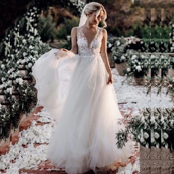 Lakshmigown Floral Beach Wedding Dress Boho 2020 New Arrival Sexy Bridal Dresses Sheer Bodice Suknie Slubne A Line Wedding Gown
Lakshmigown Floral Beach Wedding Dress Boho 2020 New Arrival Sexy Bridal Dresses Sheer Bodice Suknie Slubne A Line Wedding Gown