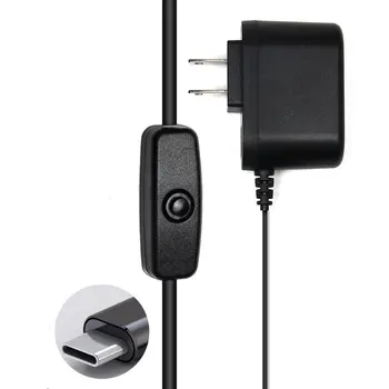 For Raspberry Pi 4 Power Supply Adapter ON/OFF Switch USB-C 5V 3.0A US EU Plug USB-C Type-C Power Supply
For Raspberry Pi 4 Power Supply Adapter ON/OFF Switch USB-C 5V 3.0A US EU Plug USB-C Type-C Power Supply