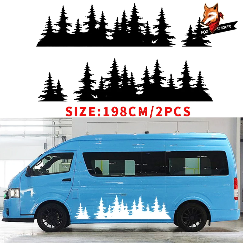 2pcs Gloss Auto Side Sticker FOR Mountain Decal Tree Forest Graphic Door or Body Panel Custom Vinyl Car Sticker Camp Car Styling
2pcs Gloss Auto Side Sticker FOR Mountain Decal Tree Forest Graphic Door or Body Panel Custom Vinyl Car Sticker Camp Car Styling