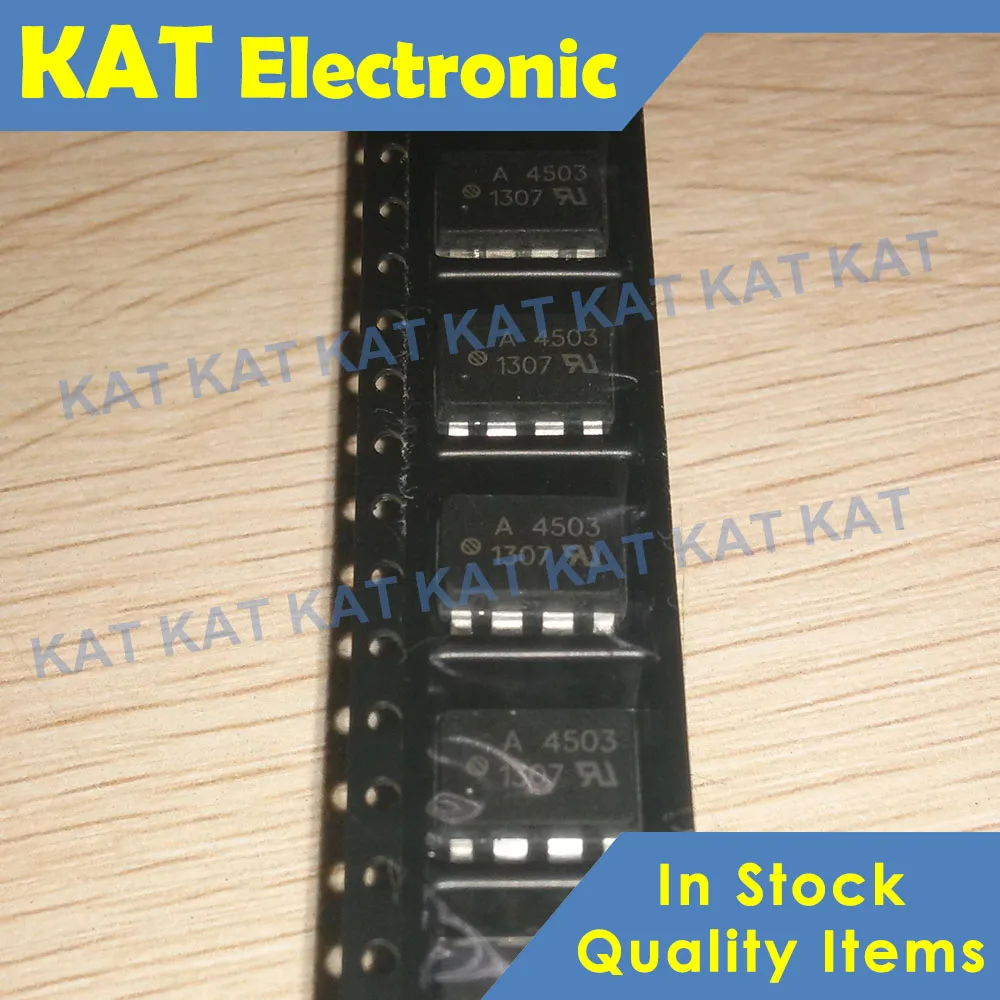 10PCS/Lot HCPL-4503 A4503 A 4503 SOP-8 Single Channel High Speed Optocouplers | Компьютеры и офис