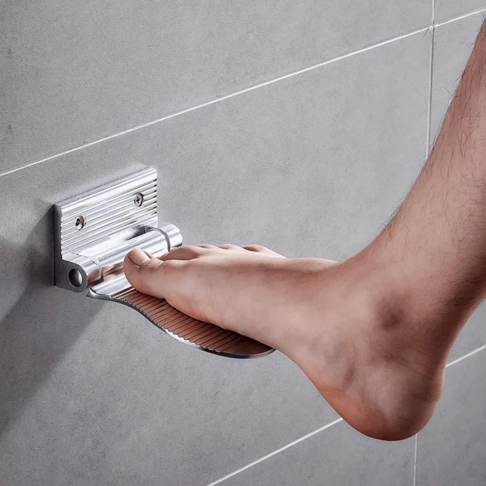 rest-non-slip shower footrest step support grip bathroom anti