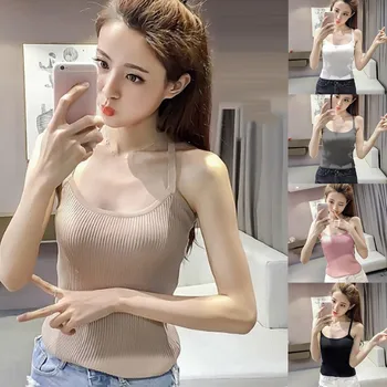 Sexy Fashion Crop Top Women 2020 New Sleeveless Knitting Vest O-Neck Clothes Solid Butterfly Applique Back Tank Tops Mujer #C12 
Sexy Fashion Crop Top Women 2020 New Sleeveless Knitting Vest O-Neck Clothes Solid Butterfly Applique Back Tank Tops Mujer #C12