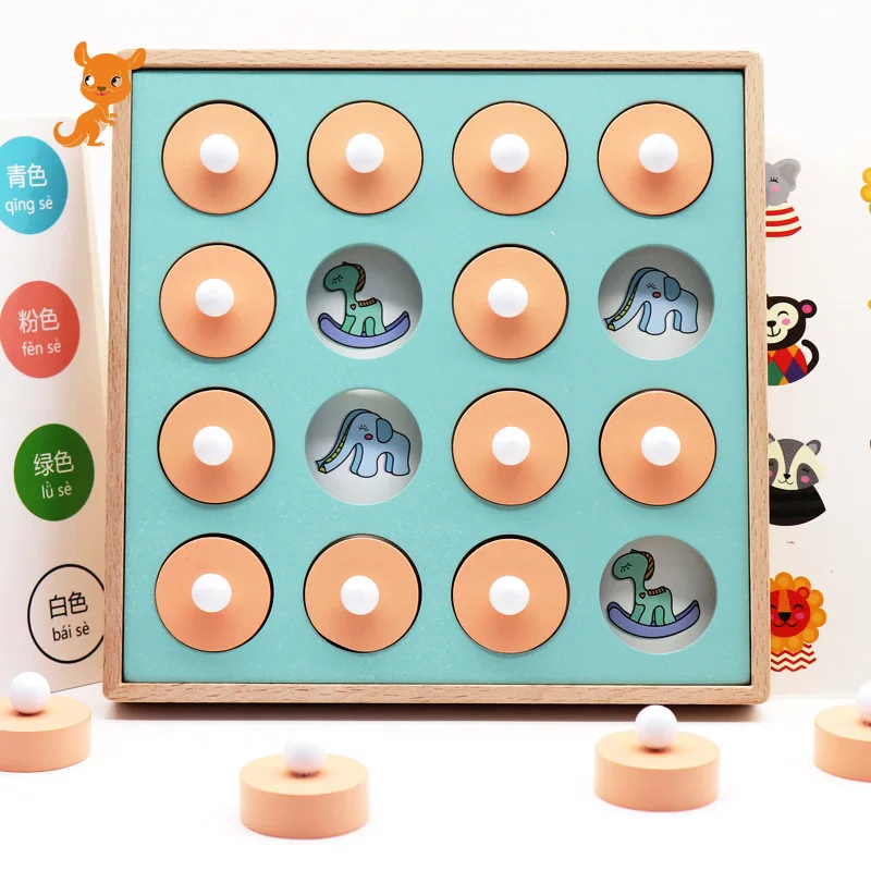 Montessori Memory Match Chess Game 3D Puzzles Wooden Early Educational Family Party Casual Interaction Game Toy For Children Kid
Montessori Memory Match Chess Game 3D Puzzles Wooden Early Educational Family Party Casual Interaction Game Toy For Children Kid