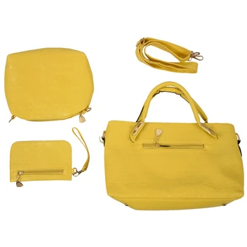unique Shoulder bag Crocodile Grain Three-pieces Mother Son Messenger Bag (Yellow)
unique Shoulder bag Crocodile Grain Three-pieces Mother Son Messenger Bag (Yellow)