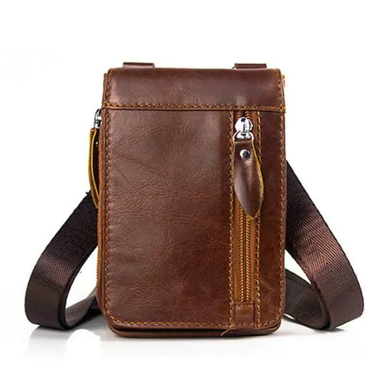 Men Genuine Leather Fanny Pack Waist Bag Shoulder Bag Messenger Phone Pockets
Men Genuine Leather Fanny Pack Waist Bag Shoulder Bag Messenger Phone Pockets