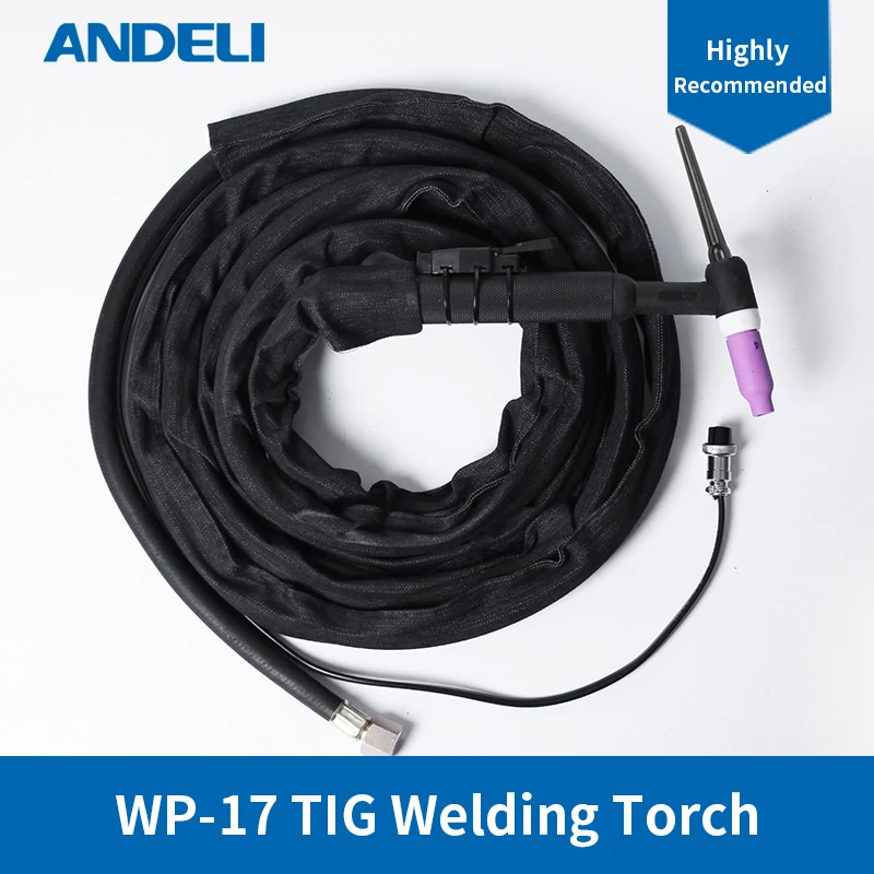 

ANDELI TIG Torch Welding Gun WP-17 4m for TIG Welding Machine TIG Welding Torch