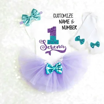 personalize name 1st Birthday Outfit set, Custom any name age Under the Sea Birthday Outfit Mermaid Tutu headband set
personalize name 1st Birthday Outfit set, Custom any name age Under the Sea Birthday Outfit Mermaid Tutu headband set