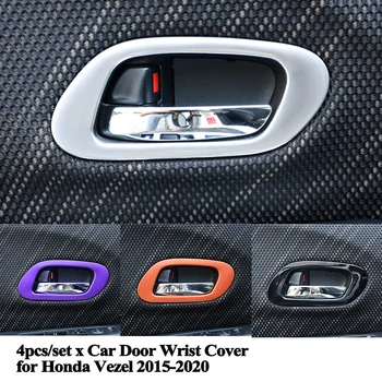 4pcs/set Styling ABS Car Interior Door Handle Wrist Frame Cover Decoration Trim Sticker Accessories for Honda Vezel 2015-2020
4pcs/set Styling ABS Car Interior Door Handle Wrist Frame Cover Decoration Trim Sticker Accessories for Honda Vezel 2015-2020