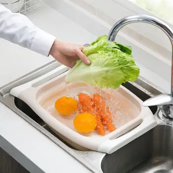Foldable Kitchen Sink Drain Basket Wash Fruit Colanders Drainer Folding Wash Basin Cutting Board Sink Organizer Shelf Basket
Foldable Kitchen Sink Drain Basket Wash Fruit Colanders Drainer Folding Wash Basin Cutting Board Sink Organizer Shelf Basket