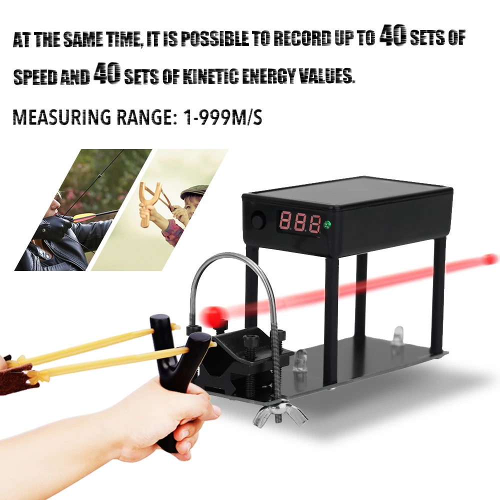 Shooting Chronograph Bullet Speed Tester Multifunctional Chronograph for Shooting Speed Meter Ball Velocity Energy Measurement
Shooting Chronograph Bullet Speed Tester Multifunctional Chronograph for Shooting Speed Meter Ball Velocity Energy Measurement