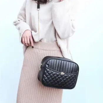 New Fashion Handbags Wear-resistant Women Simple Leather Shoulder Crossbody Bag Solid Color Chain Messenger Handbag
New Fashion Handbags Wear-resistant Women Simple Leather Shoulder Crossbody Bag Solid Color Chain Messenger Handbag