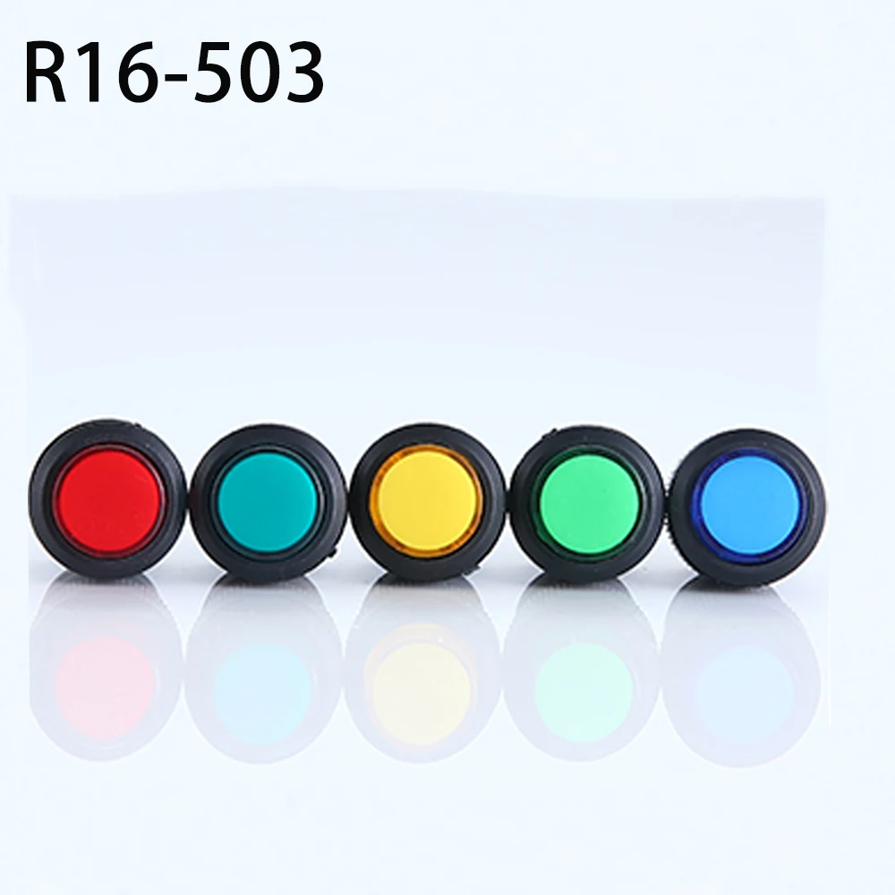 5PCS self-lockin 16MM Latching/Momentary push button switch with 5Color LED lighting 4Pin R16-503/AD R16-503/BD
5PCS self-lockin 16MM Latching/Momentary push button switch with 5Color LED lighting 4Pin R16-503/AD R16-503/BD