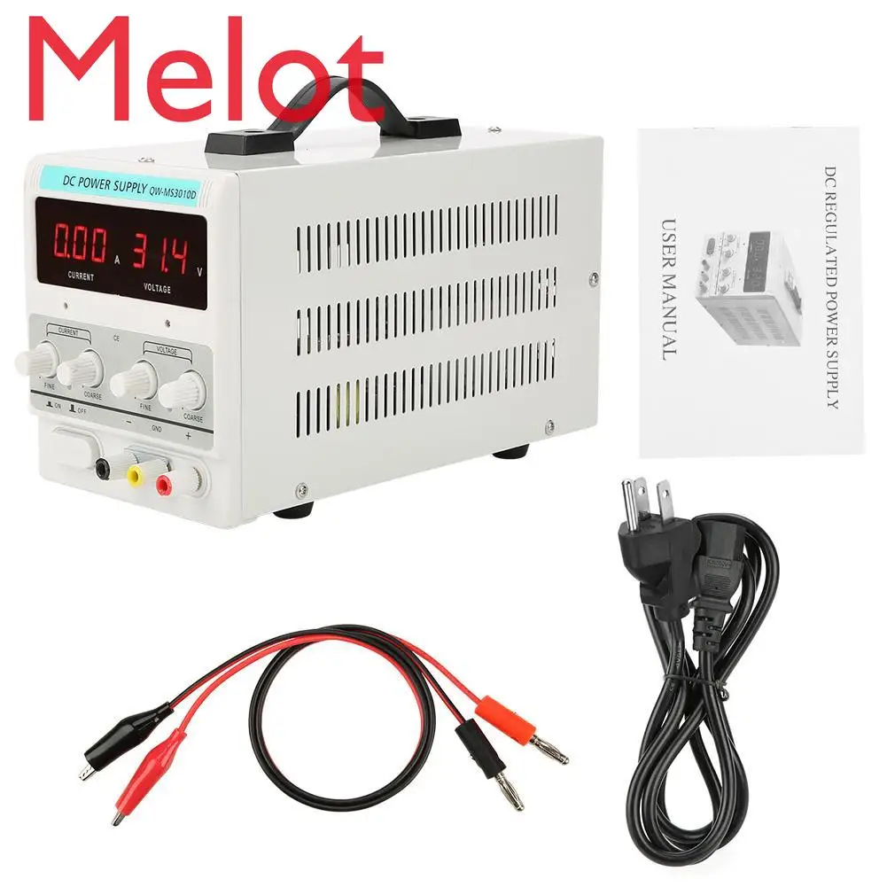 30V 10A Variable Regulated Digital DC Power Supply Accuracy Adjustable 110V/220V
30V 10A Variable Regulated Digital DC Power Supply Accuracy Adjustable 110V/220V