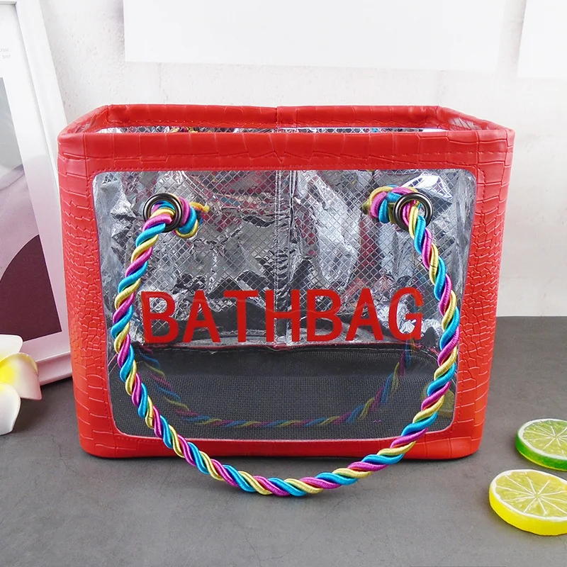 Transparent Bath Bag Waterproof Tote Bath Bag Portable Makeup Bag Women's Large-capacity Wash Bag Men's Bag.
Transparent Bath Bag Waterproof Tote Bath Bag Portable Makeup Bag Women's Large-capacity Wash Bag Men's Bag.