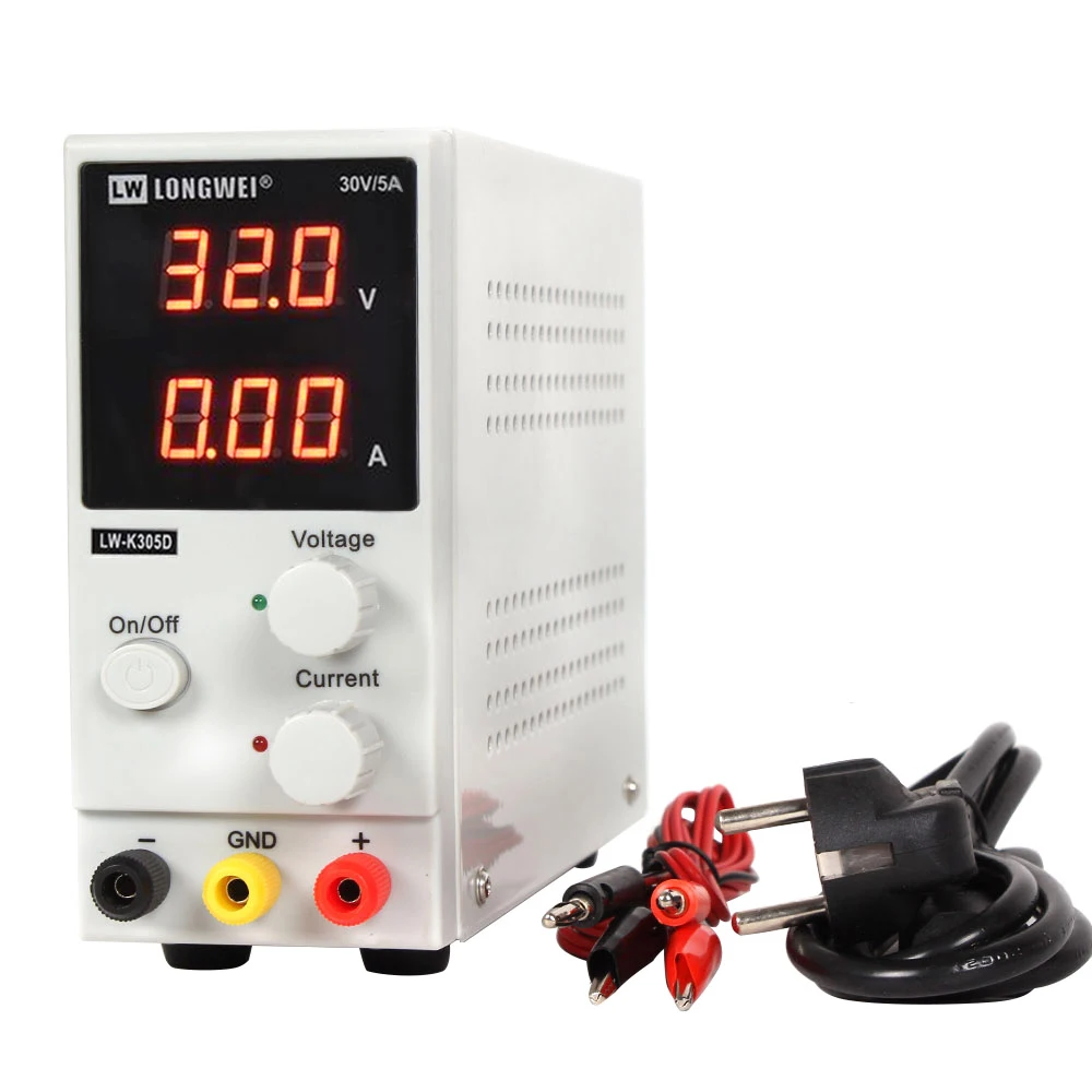 30V 5A Mini Adjustable DC Power Supply LW K305D 3 Digit Display Switch Regulator Laboratory Power Supply For Phone Laptop Repair
30V 5A Mini Adjustable DC Power Supply LW K305D 3 Digit Display Switch Regulator Laboratory Power Supply For Phone Laptop Repair